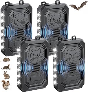 2026 Upgraded Ultrasonic Rodent Repellent for Car Engine | Dual LED Strobe Lights, 3 Power Supply Modes, Under Hood Mouse Squirrel Deterrent for Vehicle Garage Attic