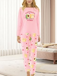 Women's Trendy Tie Dye Pajamas 2 Piece Soft Long Sleeve & Pants Pajama Set Jammy