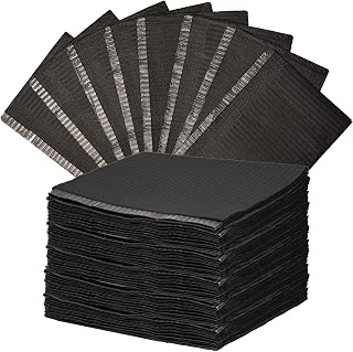 Healifty Dental Bibs, 125 Pcs Tattoo Table Covers Supplies 3 Ply Waterproof for Dental Clinic, Tattoo Station and Salon Nail Mats Underpad Paper Sheets Lash Supplies