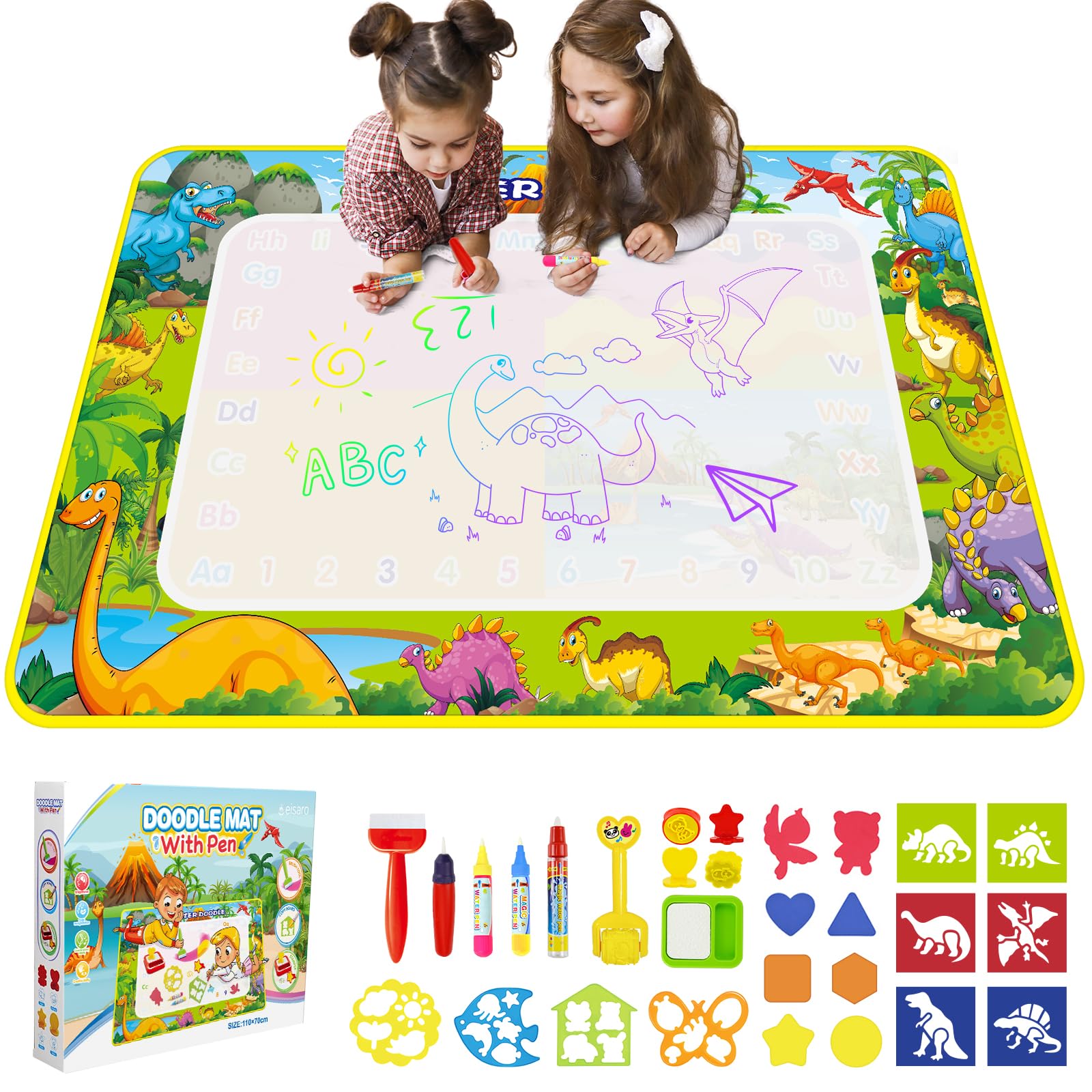 Water Painting Mat, Reusable Magic Board 110 x 70 cm – Early Learning Educationa