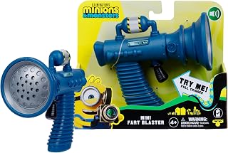 Minions Illumination's Monsters Mini Fart Blaster Prank Toys | 8 silly fart machine sounds packed with prank fun for family and friends, kids won't want to stop until they hear all of them