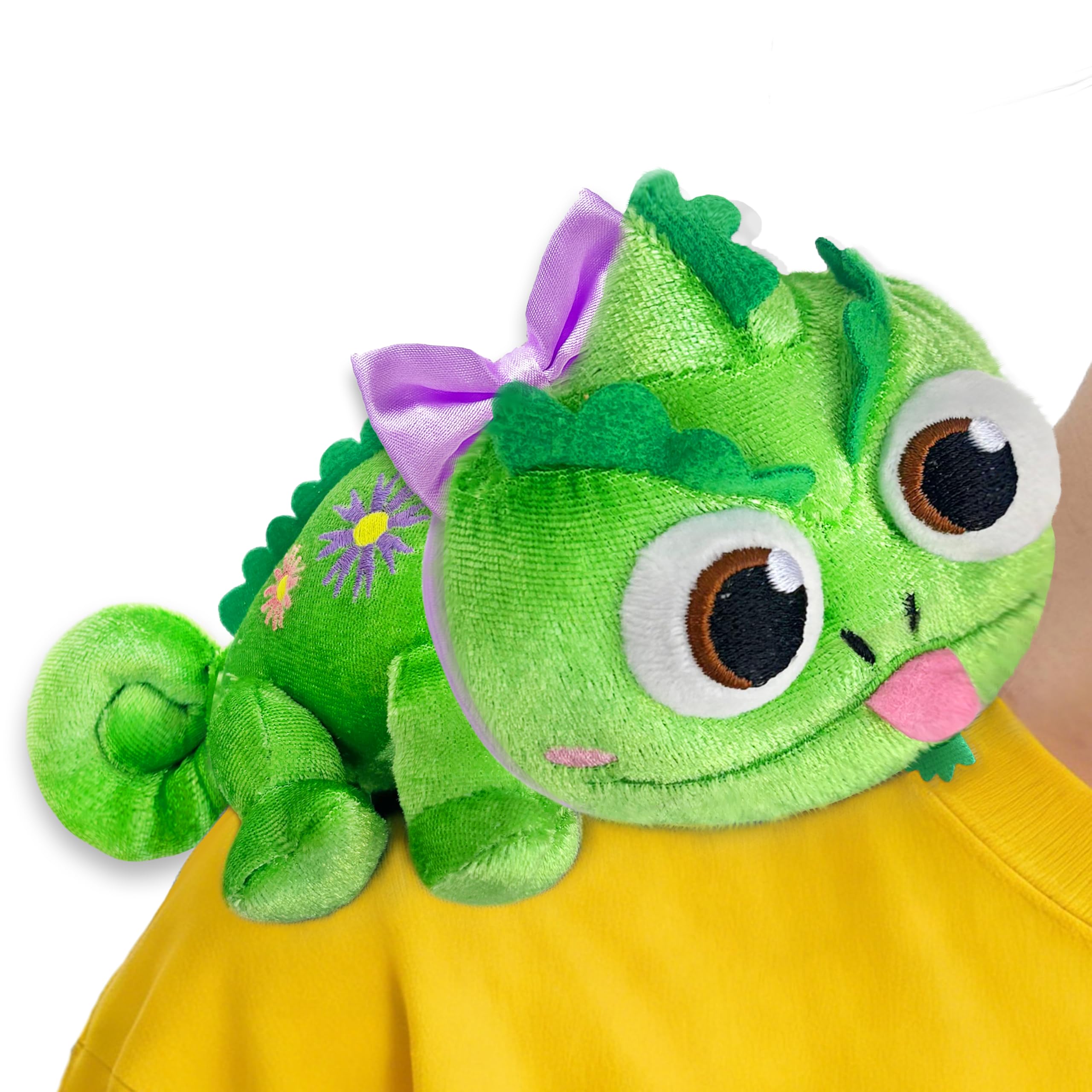 Chameleon Shoulder Plush, Accessories Lizard Cosplay Toys Merch for Gifts | Ligh