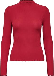 Only Onlemma S/S Noos Jrs – High Neck Top Women's T-Shirt