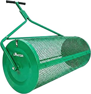 Compost Spreader 44 Inch, Peat Moss & Top Soil Roller
