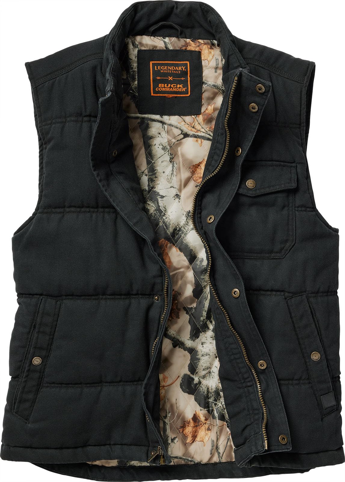 Legendary Whitetails Buck Commander Cabin Creek Gilet en toile matelassée pour h