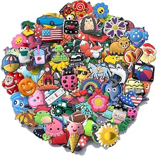 YAZO 30,50,100Pcs Random DIY Shoe Charms for Decoration Party Favors