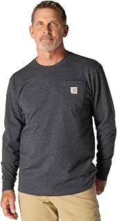 Carhartt Loose Fit Heavyweight Long-Sleeve Pocket Men's Sports T-Shirt (Pack of 1)