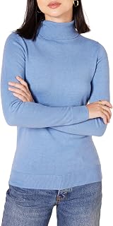 Amazon Essentials Women's Slim Fit Lightweight Long Sleeve Turtleneck Sweater