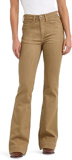 Wrangler Womens Retro Five Pocket High Rise Trouser JeanJeans