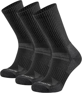 Closemate Hiking Socks, Men's Thick Merino Wool, Breathable, Odor-Resistant, Sweat Absorbent, Quick Drying, Cold Protection, Work Socks, Pile, Outdoor, Trekking, Sports Socks, Autumn/Winter, Cold