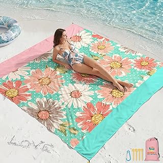 Beach Blanket Waterproof Sandproof 78''X81''/78''X110'' Large Beach Towel