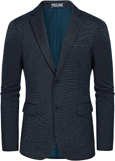 PJ PAUL JONES Men's Casual Knit Sport Coat Lightweight Blazer Jacket