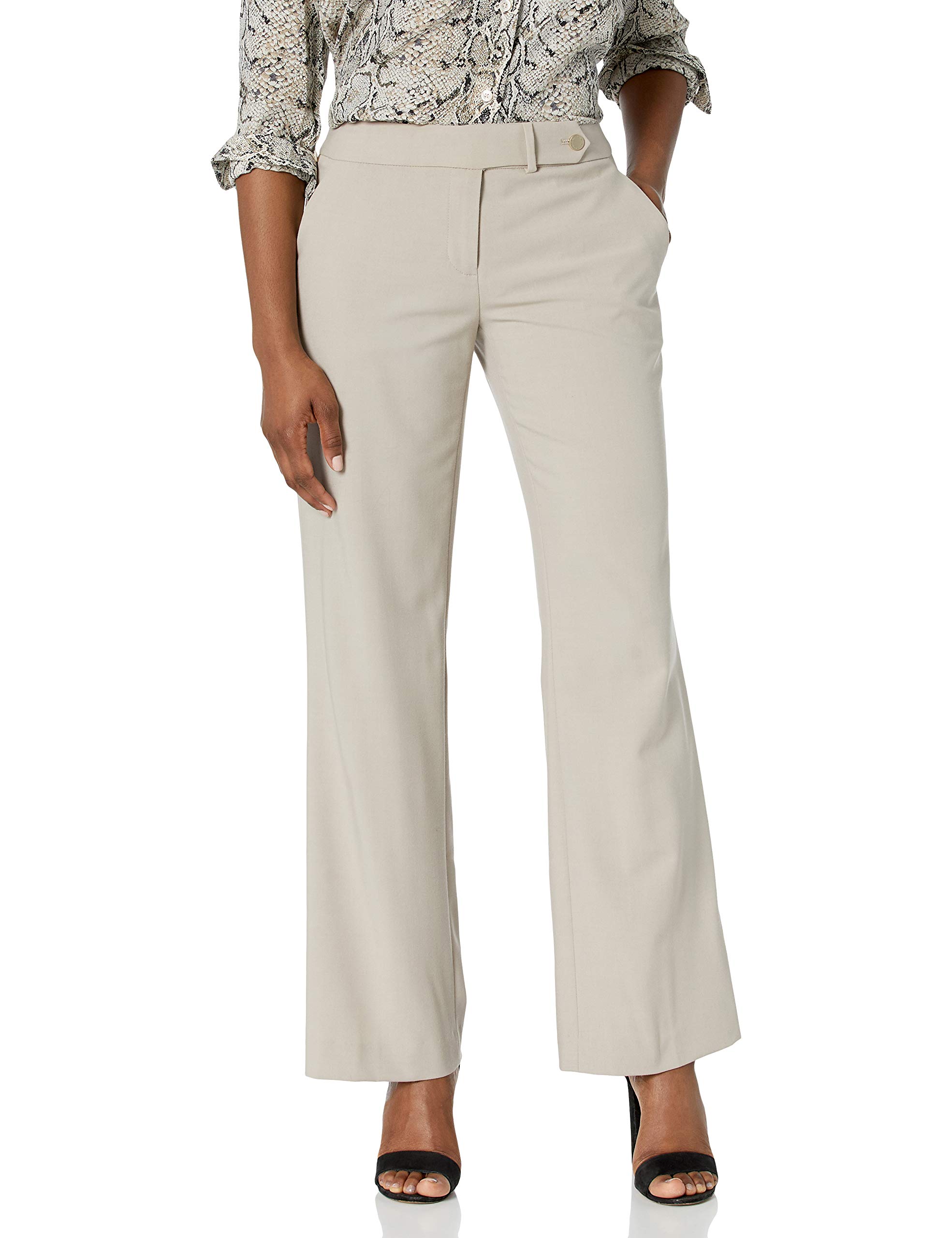 Calvin Klein para Mujer SPPL1704 Pantalones - Beige - 6P US