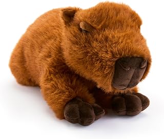 FAO Schwarz 22" Adopt-A-Pets Capybara Plush Stuffed Animal for Kids | Ultra-Soft Capybara Plush, Adoption Certificate, Realistic Details, Cuddly Bedtime Stuffed Animal Toy, Gift for Boys & Girls
