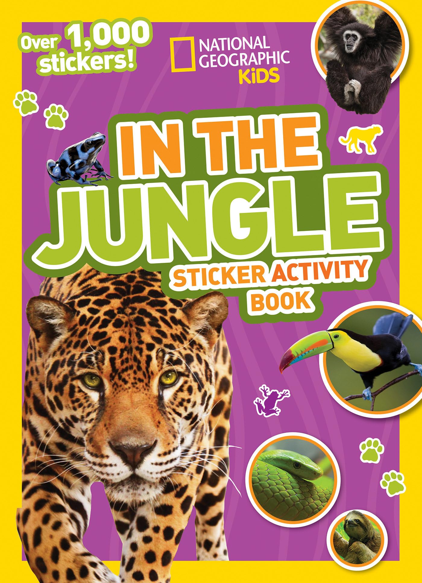 National Geographic Kids In the Jungle Sticker Activity Book: Over 1,000 Sticker