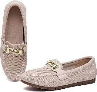 ABEJOJO Women Loafers Comfortable Casual Flat Shoes Walking Driving Elegant