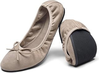 MaxMuxun Women's Closed Ballet Flats Casual Dance Shoes