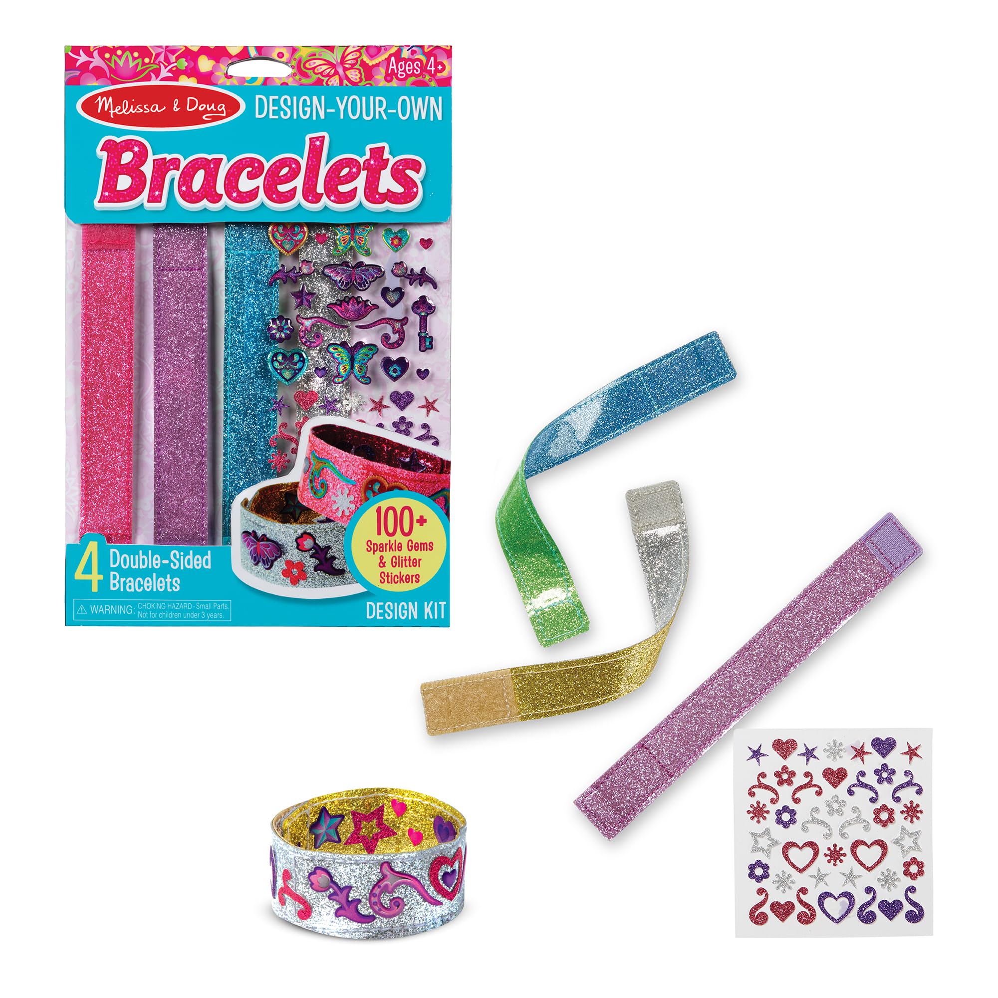 Melissa & Doug Design-Your-Own Bracelets Jewelry Making Craft Kit | DIY Jewelry,