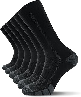 Ruixue Merino Hiking Socks for Men and Women, Trekking Socks, Merino Wool Sports Socks, Sports Socks for Men, Women and Children [3 Pairs]
