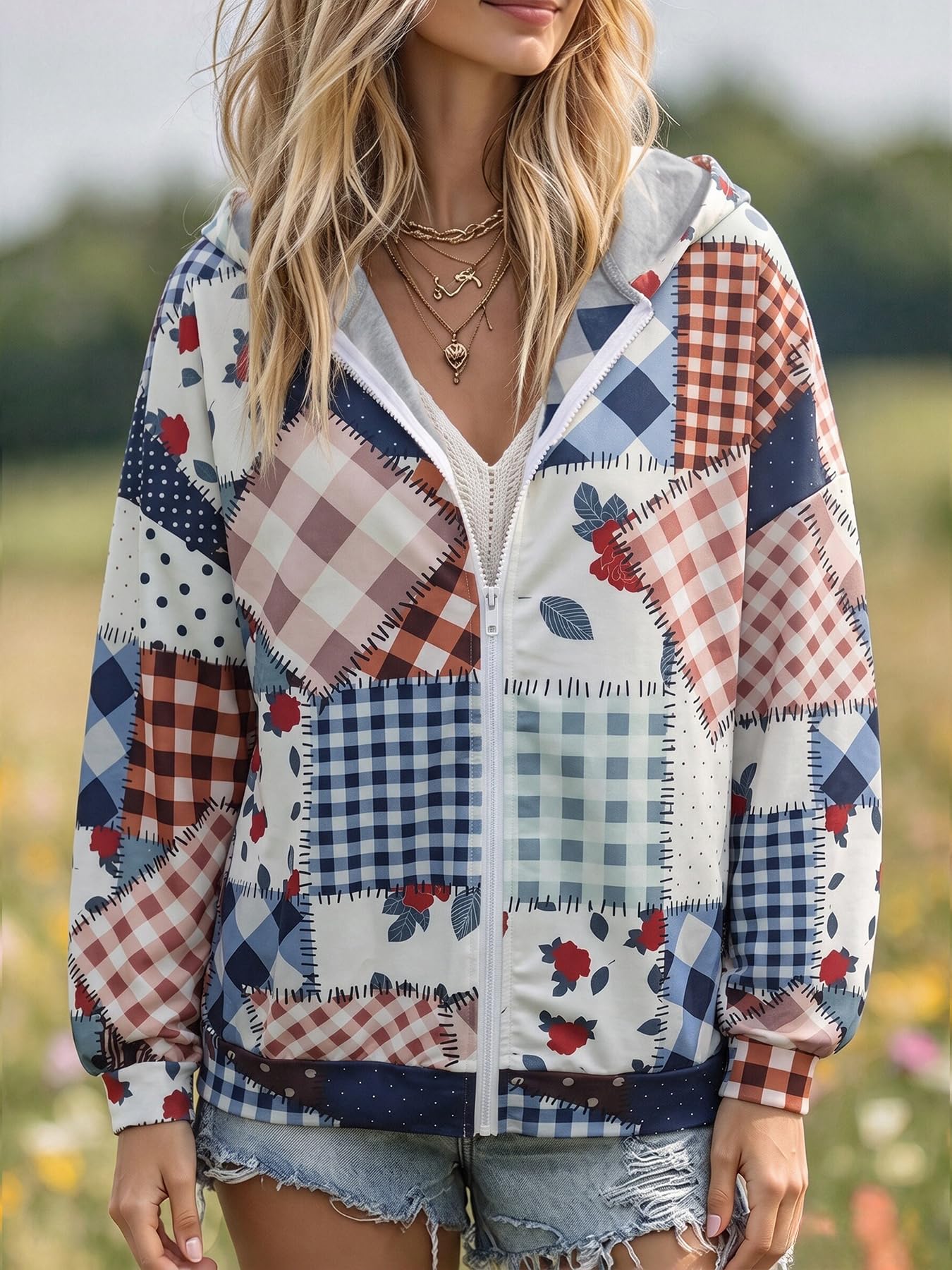 Tie Dye Cardigan for Women, Long Sleeve, Open Front, Lightweight, Casual, Loose 