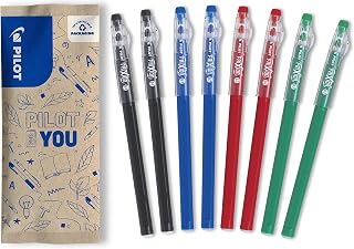 PILOT - FriXion Ball Stick - Erasable Rollerball Pen - Pack of 8