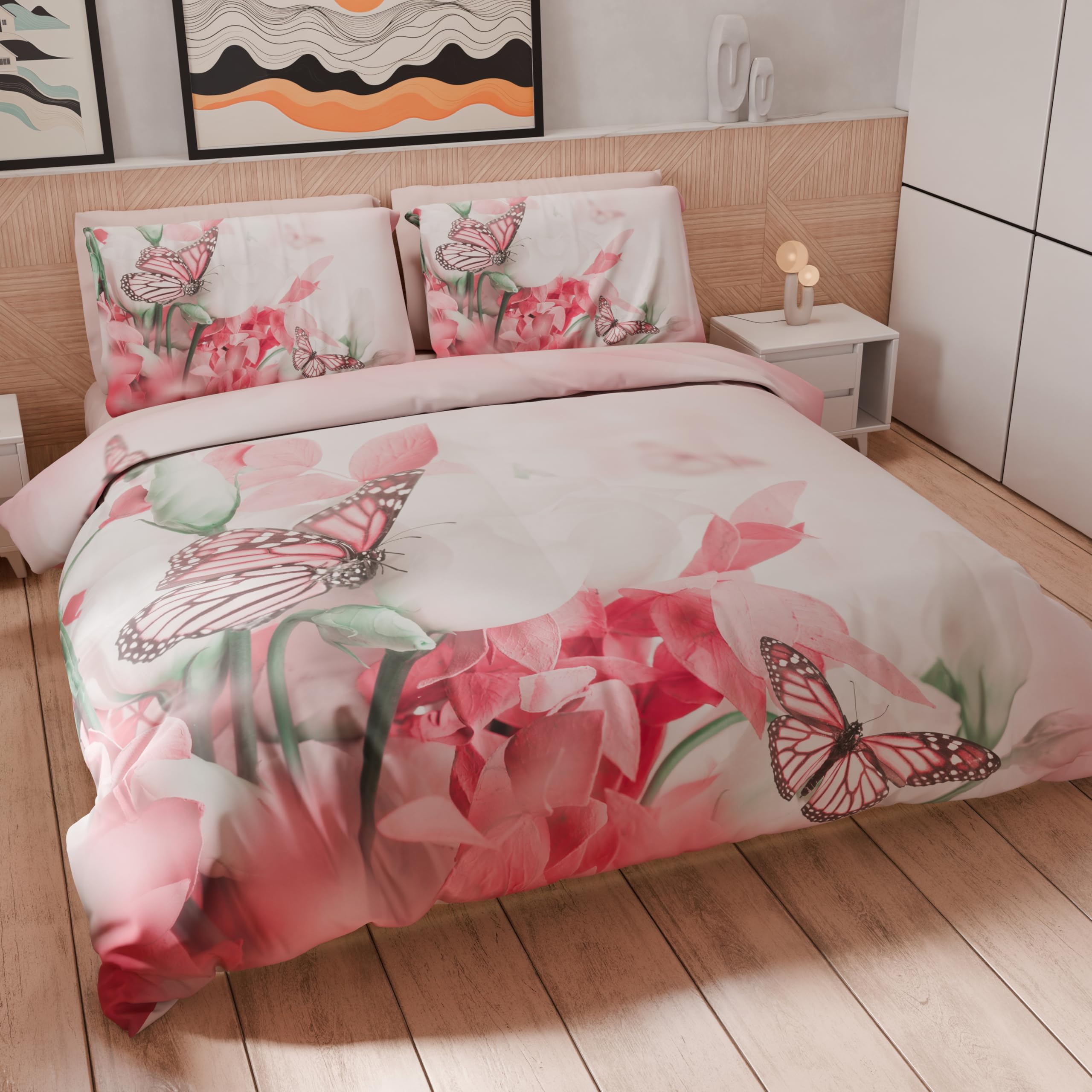 PETTI Artigiani Italiani - Double Duvet Cover Set 250 x 200 cm (2 Pillowcases 50
