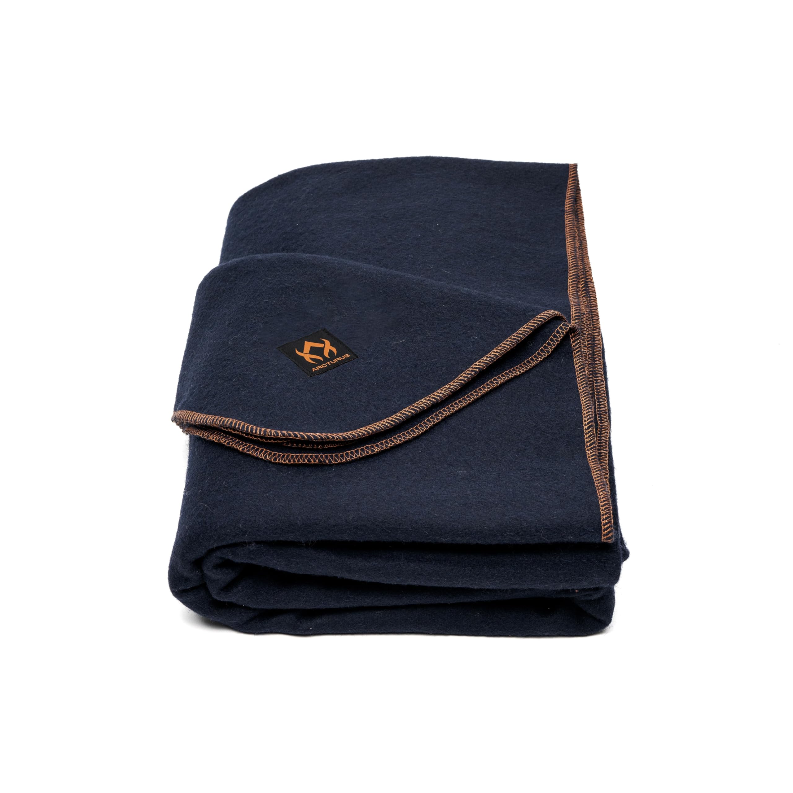 Arcturus Military Wool Blanket - 4.5 lbs, Warm, Heavy, Washable, Large 64" x 88"