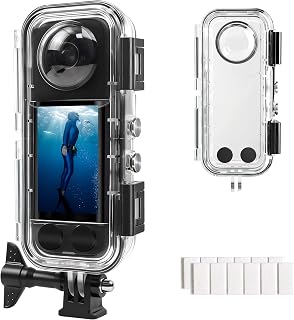 FitStill Waterproof Housing for Insta 360 X5 | 40M Diving Depth, HD Optical Glass Lens, Dive Housing for Underwater Photography, Full Protection, X5 Accessories