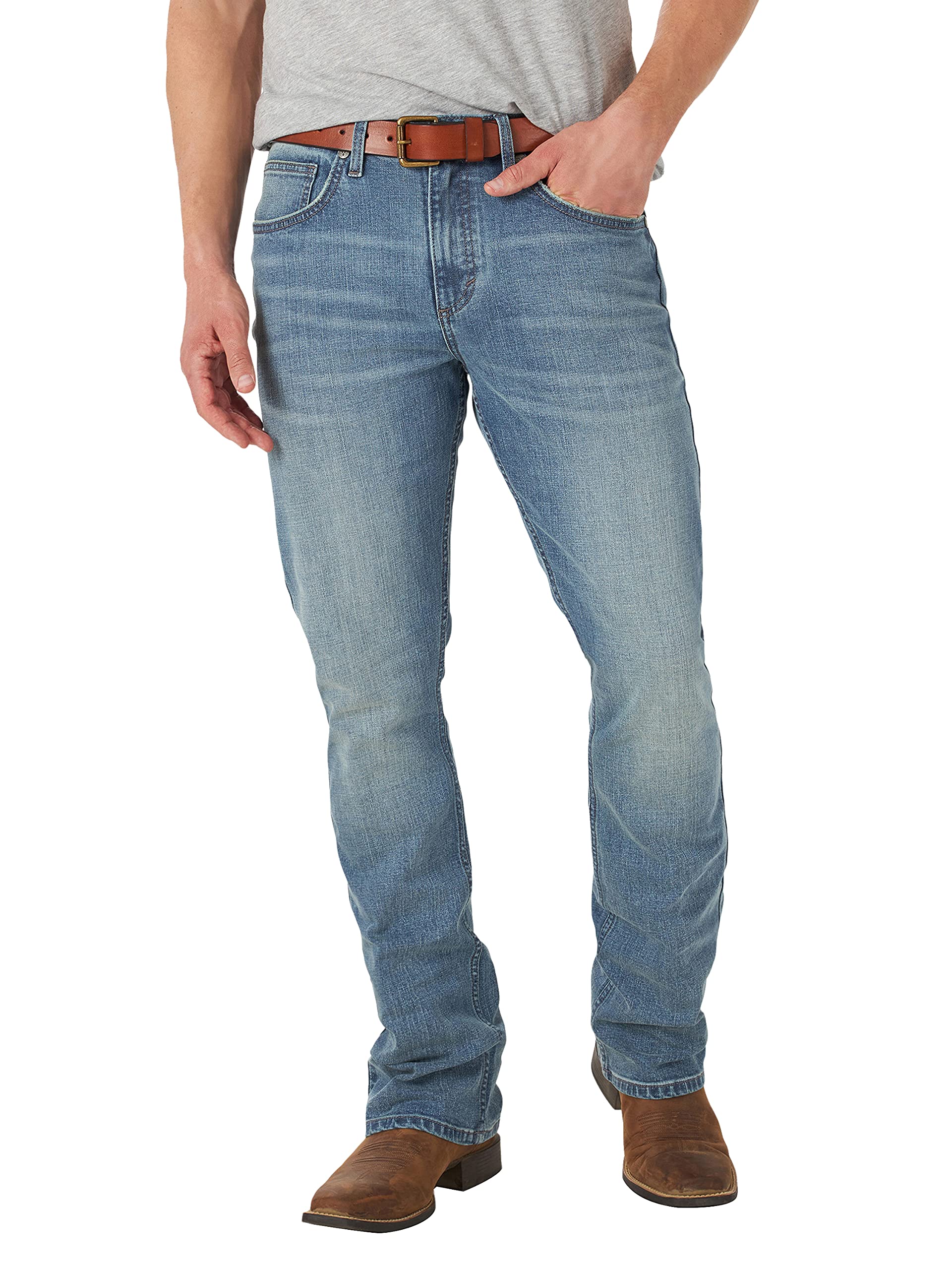Wrangler Men's 20X 42 Vintage Bootcut Sorrel Jean