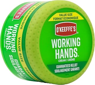 O'Keeffe's Working Hands Hand Cream for Extremely Dry, Cracked Hands, 192g | Guranteed Relief for Extreme Dryness, Cracked Hands, Itchy Skin, Long-Lasting Hydration and Repair - Value Pack