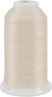 Superior Threads So Fine 3-Ply 50 Weight Polyester Sewing Thread Cone - 3280 Yards (Pearl)