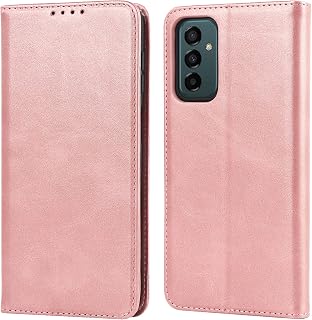 [Hamany] Galaxy M23 5g Case Samsung Galaxy M23 5G/F-23 Case Notebook Type Storage Galaxy M23 Case Shockproof Durable Abrasion Resistant Magnetic Leather Cover - Fashion Rose Gold