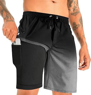 APTRO Men's Swimwear Beach Surfing Swimming Pool Hawaiian Print Summer