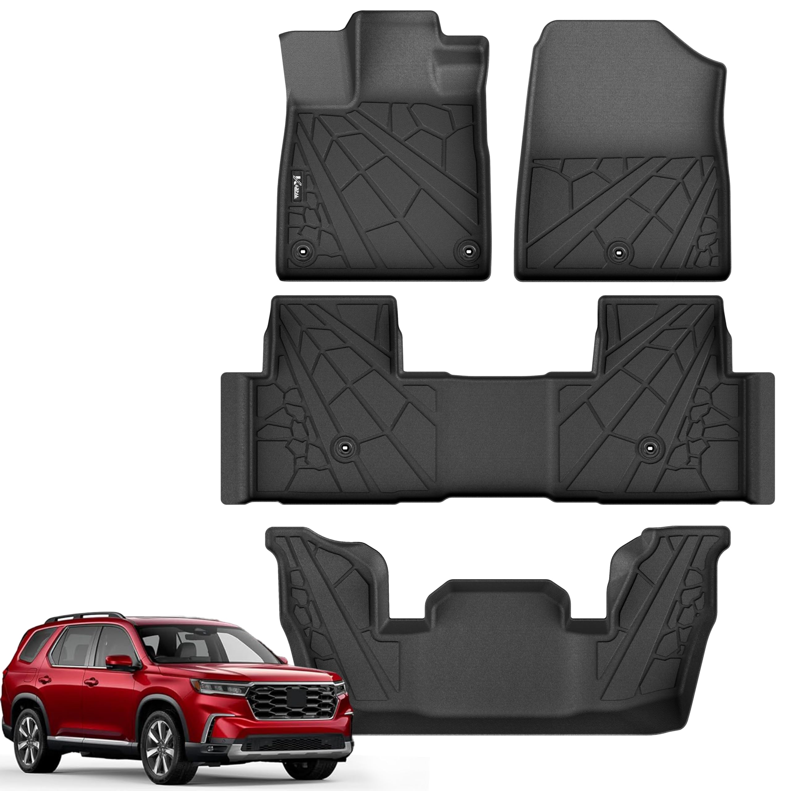 KARPAL Floor Mats for Honda Pilot 2026 2025 2024 2023