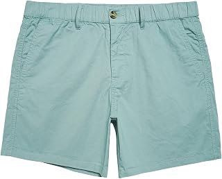 maamgic Men's Classic Fit 5" Cotton Casual Khaki Shorts with Multi-Pocket