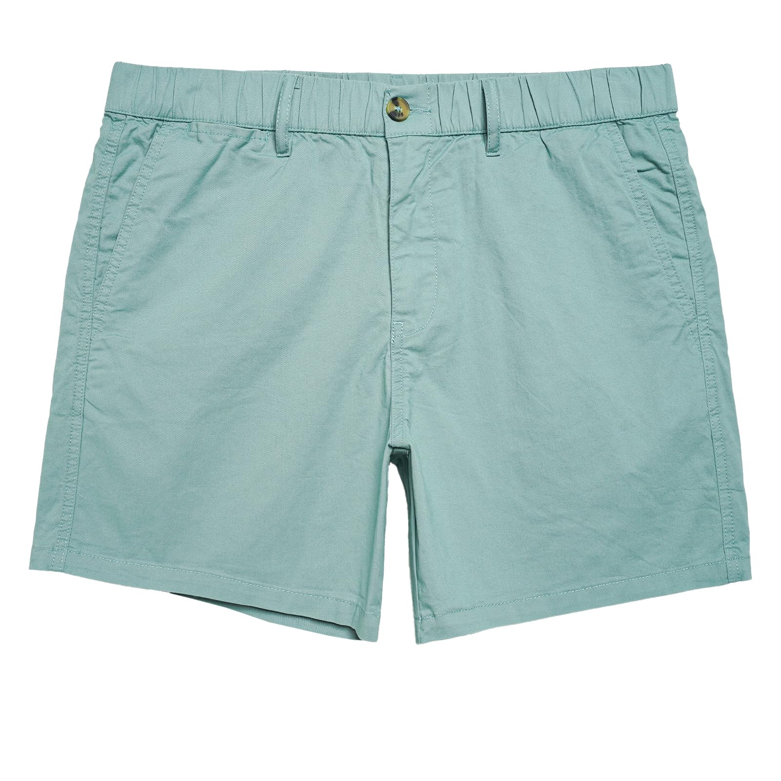 maamgic Men's Classic Fit 5" Cotton Casual Khaki Shorts with Multi-Pocket