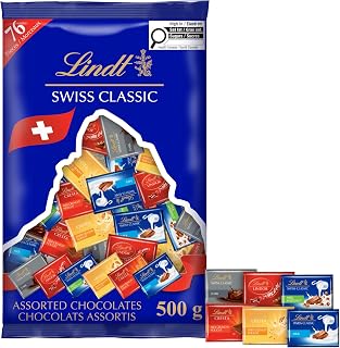 Lindt Swiss Classic Assorted Mini Chocolates 500g Bag
