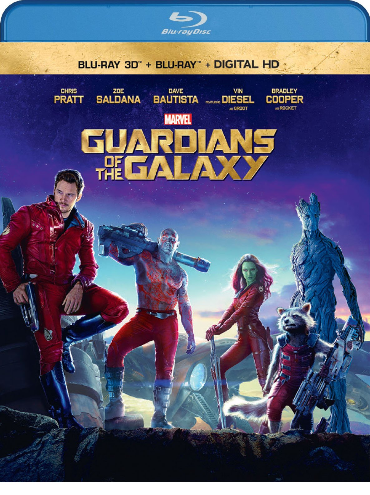 Guardians of the Galaxy [Blu-ray 3D + Blu-ray + Digital Copy] (Bilingual)
