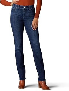 Lee Women's Ultra Lux Comfort with Flex Motion Straight Leg Jean
