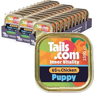 Tails.com • Wet Dog Food • 33x150g Chicken • Puppy • Hypoallergenic
