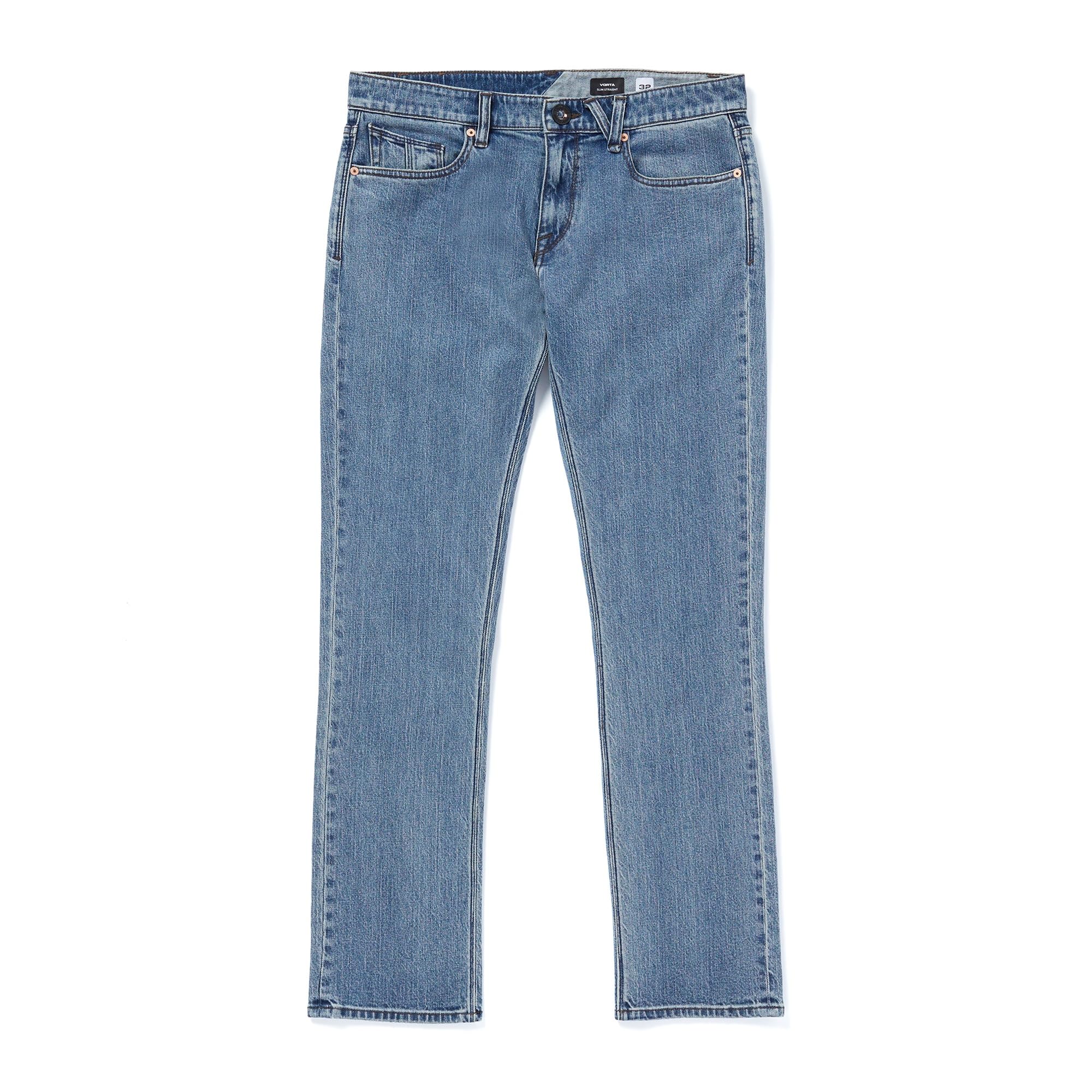 Volcom Vorta Slim Fit Stretch Denim Jeans - Comfortable-Flexible-Durable Pants -