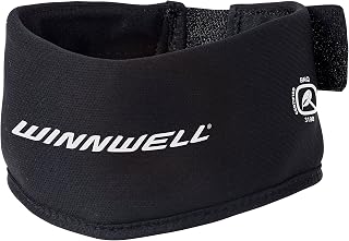 Winnwell Premium Neck Guard Collar - Ice Hockey Protection Gear Made for Senior, Youth, Men & Women - Cut Resistant Collar Protection for Hockey, Ringette, Paintball & Sports