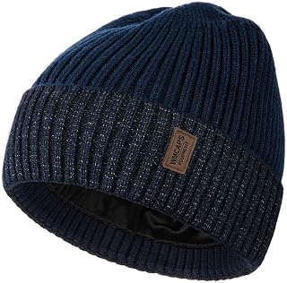 Wmcaps Knit Beanie - Thermal Winter Hat with Fleece Lining, Gift for Men