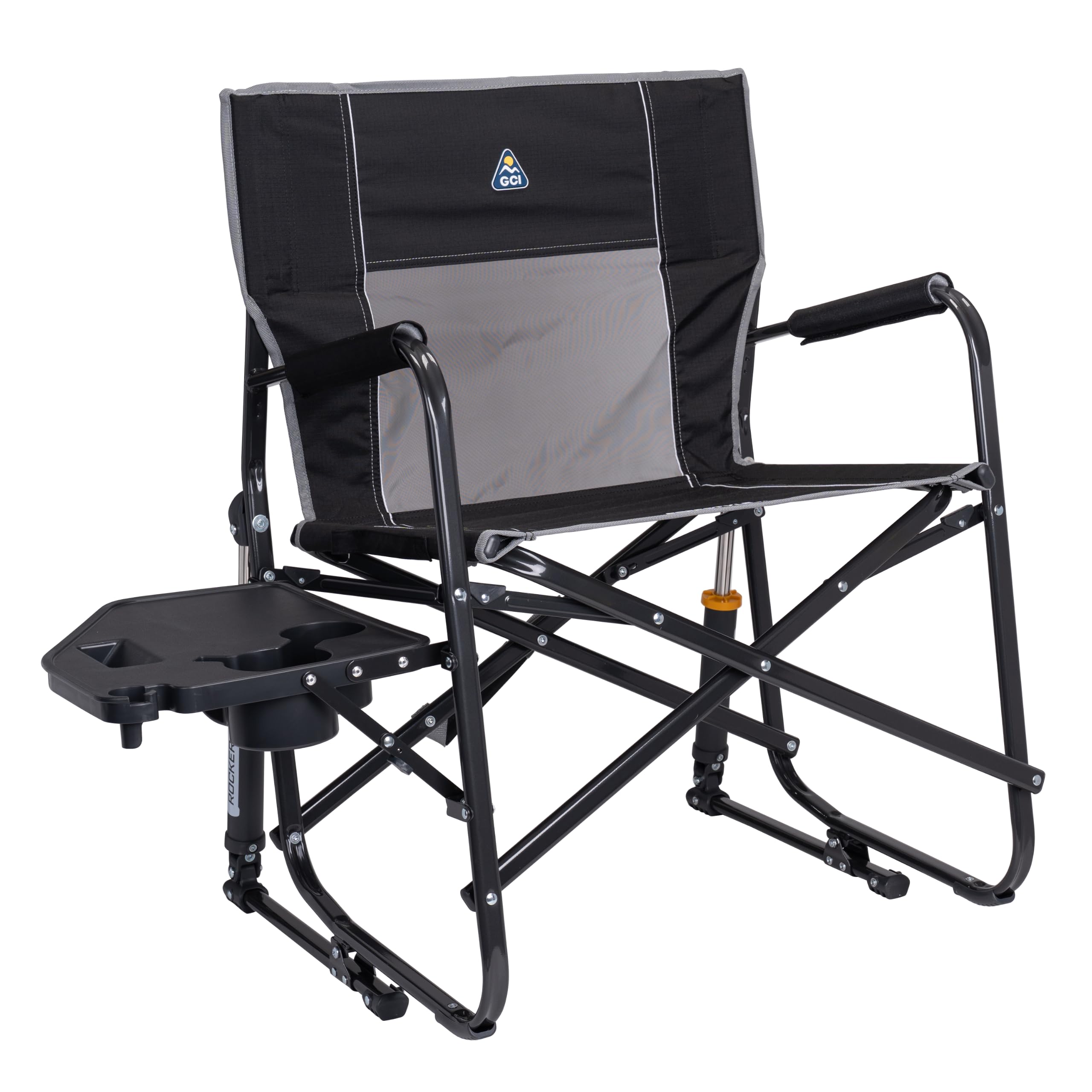 GCI Outdoor Freestyle Rocker XL with Side Table Camping Chair | Portable Folding