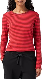 Amazon Essentials Women's Long Sleeve Round Neck T-Shirt, Classic Cut (Available in Plus Size)
