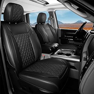 FREESOO Seat Covers for Dodge Ram 2011-2026 2500 3500 Crew Cab Curved Bench