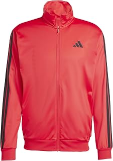 adidas Men's 3 Stripes Tricot Regular Track Top
