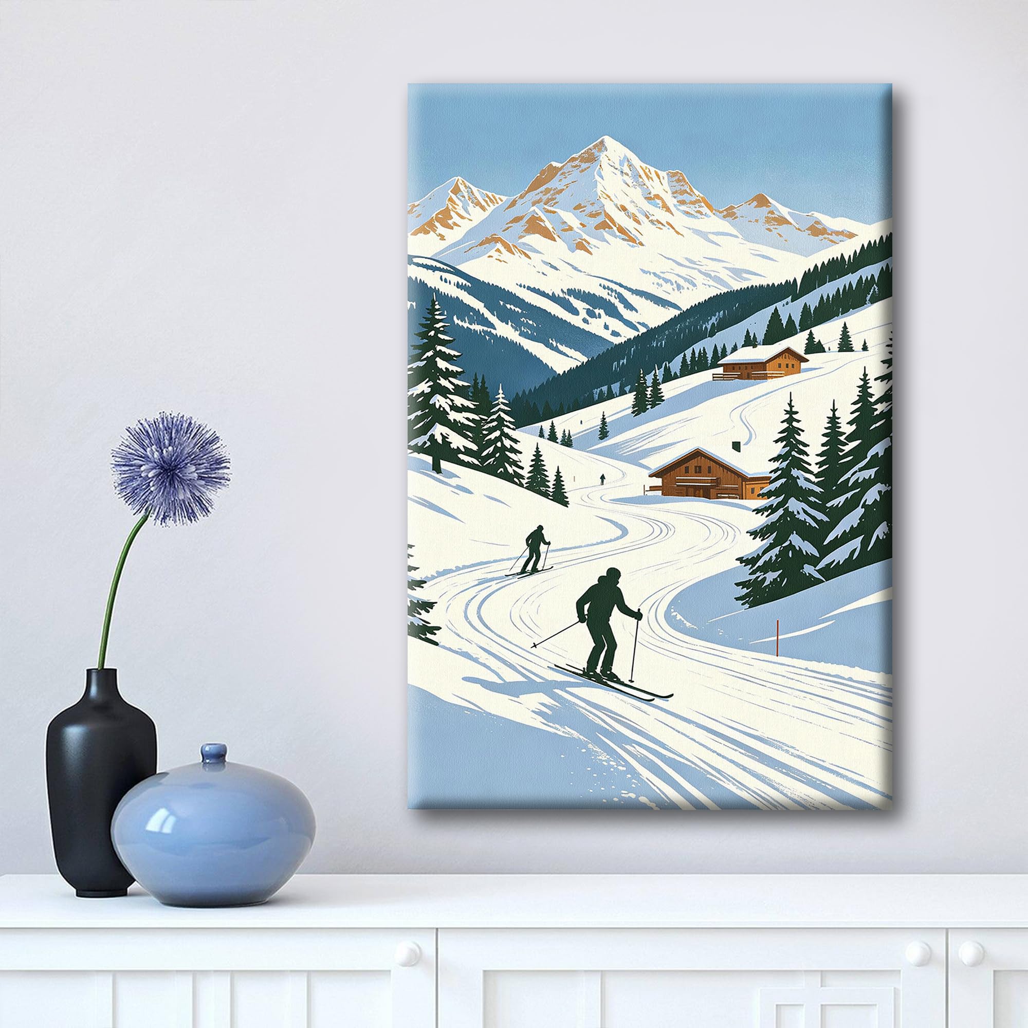 Landscape Framed Canvas Wall Art Prints Modern Ready to Hang Home Decor Wall Han