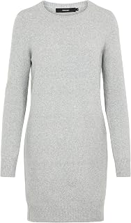 Vero Moda Vmdoffy LS O-Neck Dress Noos Dress Women (Pack of 1)