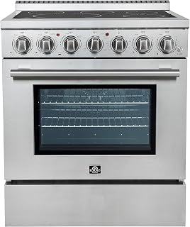 Forno Paolo 30" Freestanding Electric Range with True Convection in Stainless-Steel